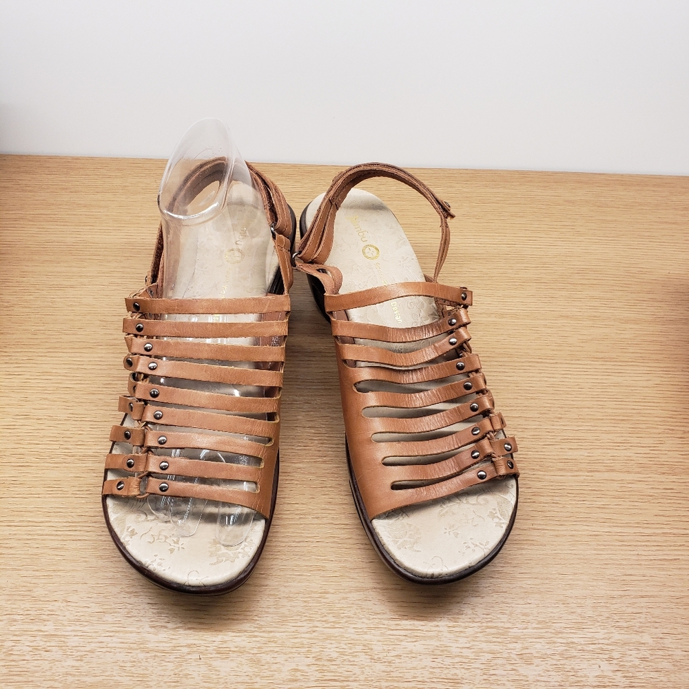 Jambu Sicily Mocha Comfort Sandal size 10